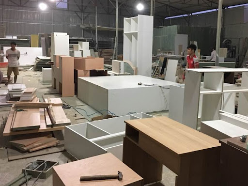 xưởng mộc đóng tủ gầm cầu thang giá rẻ