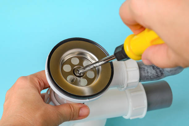 lắp ống thoát nước máy rửa bát