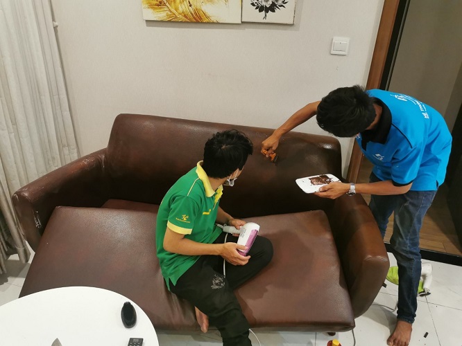 sơn sofa tại nhà