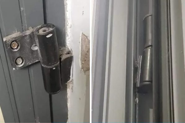 sửa bản lề cửa nhôm