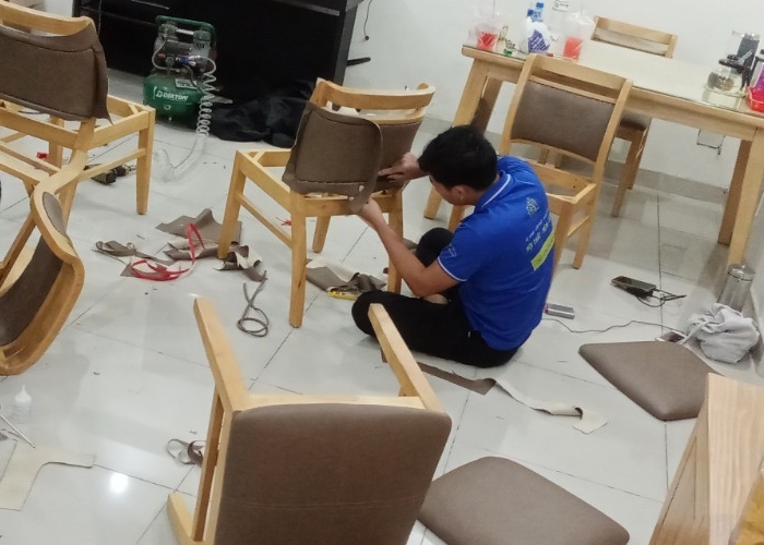 thợ bọc ghế da tại TPHCM